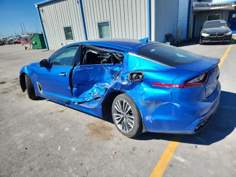 2019 Kia Stinger Base VIN KNAE15LA0K6044954 фото 2