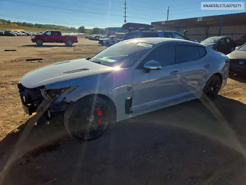 KNAE55LC7L6075271 — 2020 Kia Stinger, Передняя часть, фото до ремонта