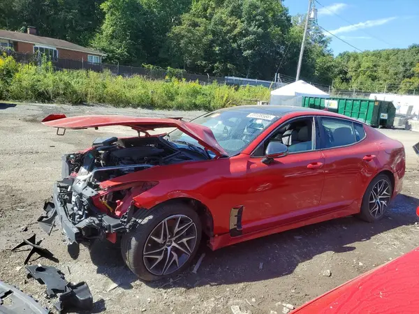 KNAE35LD2N6116696 — 2022 Kia Stinger, Передняя часть (Front End), фото до ремонта