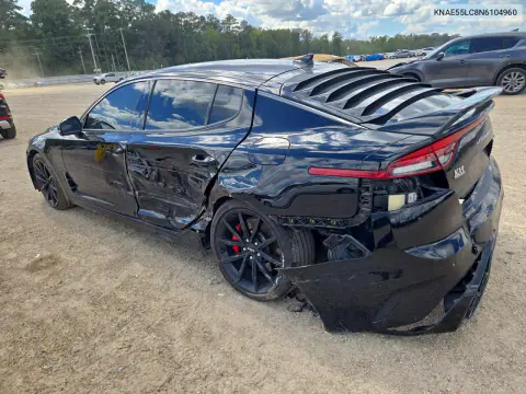 2022 Kia Stinger Gt2 VIN KNAE55LC8N6104960 фото 2