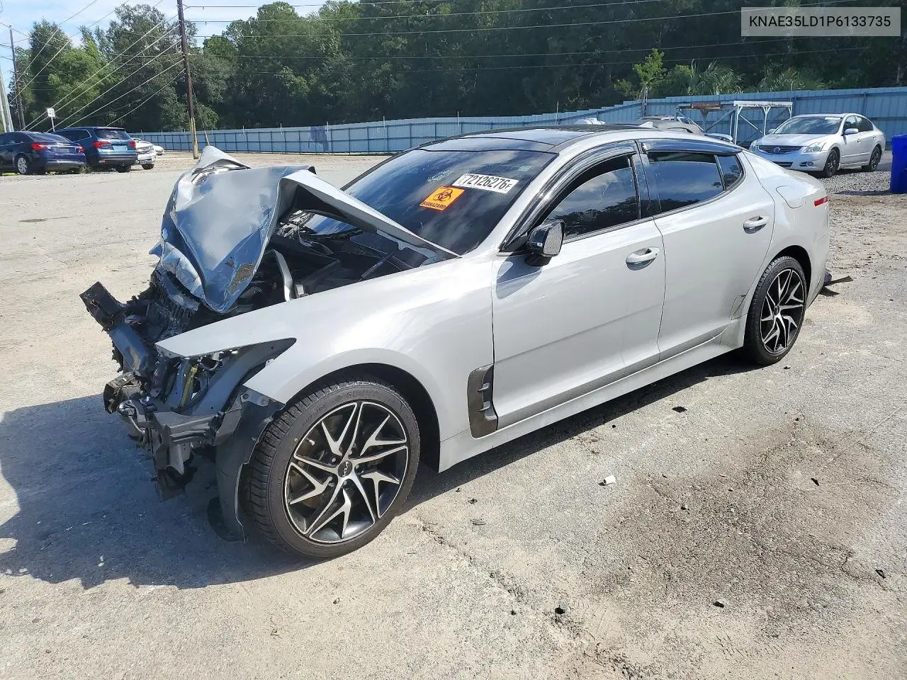 2023 Kia Stinger Gt Line VIN KNAE35LD1P6133735 фото 1
