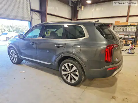 5XYP64HC2LG016038 — 2020 Kia Telluride, фото 2 с аукциона Copart 15.10.2026, Естественный износ