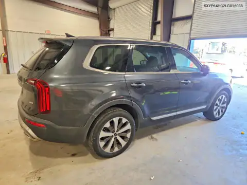 5XYP64HC2LG016038 — 2020 Kia Telluride, фото 3 с аукциона Copart 15.10.2026, Естественный износ