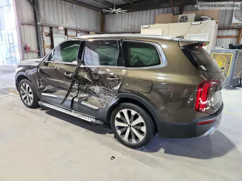 2021 Kia Telluride Ex VIN 5XYP34HC8MG135836 фото 2