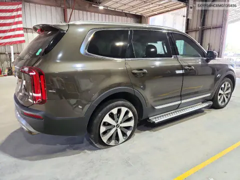 2021 Kia Telluride Ex VIN 5XYP34HC8MG135836 фото 3