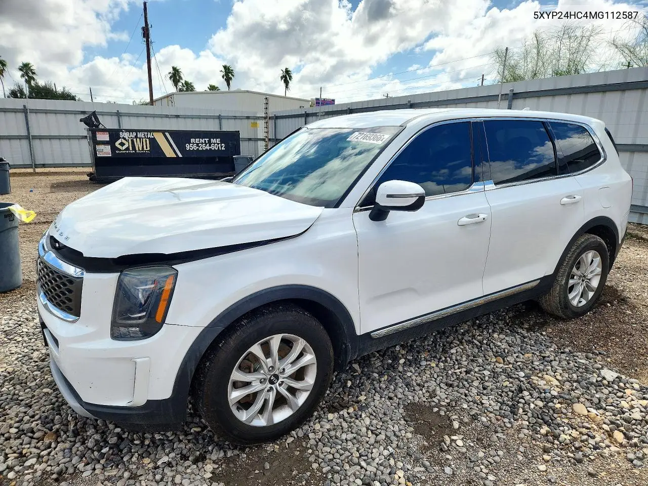 2021 Kia Telluride Lx VIN 5XYP24HC4MG112587 фото 1