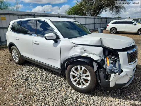 2021 Kia Telluride Lx VIN 5XYP24HC4MG112587 фото 4