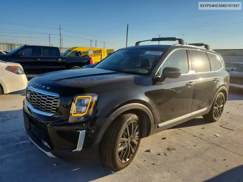 5XYP54HC5MG191937 — 2021 Kia Telluride, Передняя часть, фото до ремонта