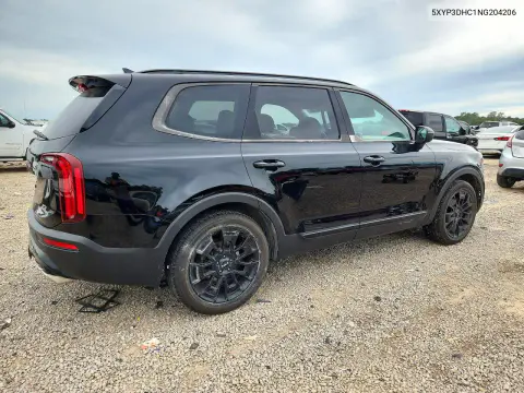 2022 Kia Telluride Ex VIN 5XYP3DHC1NG204206 фото 3
