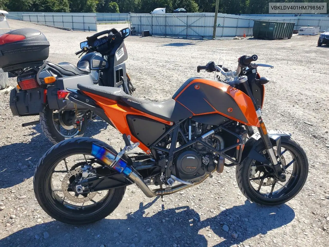 2017 Ktm 690 Duke VIN VBKLDV401HM798567 фото 1