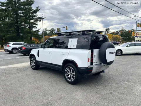 SALE97EU9L2024945 — 2020 Land Rover Defender, фото 3 с аукциона Copart, Мелкие вмятины и царапины