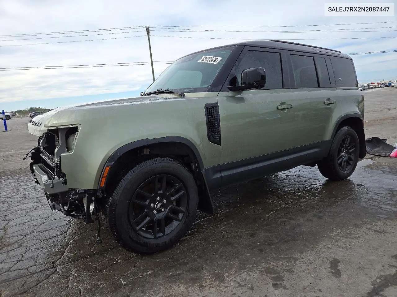 2022 Land Rover Defender 110 S VIN SALEJ7RX2N2087447 фото 1