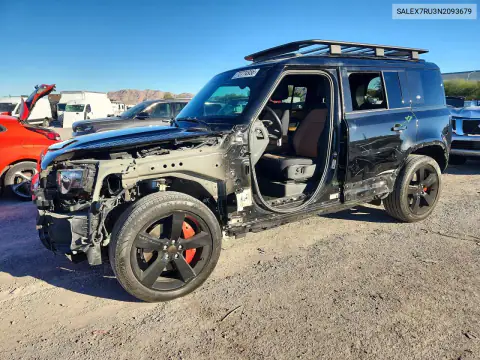 SALEX7RU3N2093679 — 2022 Land Rover Defender, Сторона, фото до ремонта