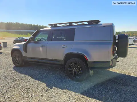 SALEWFEU5R2343545 — 2024 Land Rover Defender, фото 2 с аукциона Copart, Задняя часть