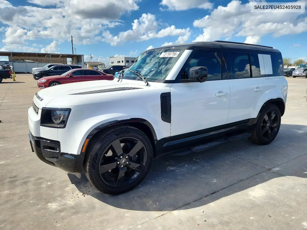 SALE27EU4S2405928 Land Rover Defender 2025 — повреждение Крыша, фото до ремонта