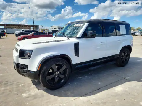 SALE27EU4S2405928 Land Rover Defender 2025 — повреждение Крыша, фото до ремонта