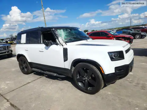 SALE27EU4S2405928 — 2025 Land Rover Defender, фото 4 с аукциона Copart, Крыша