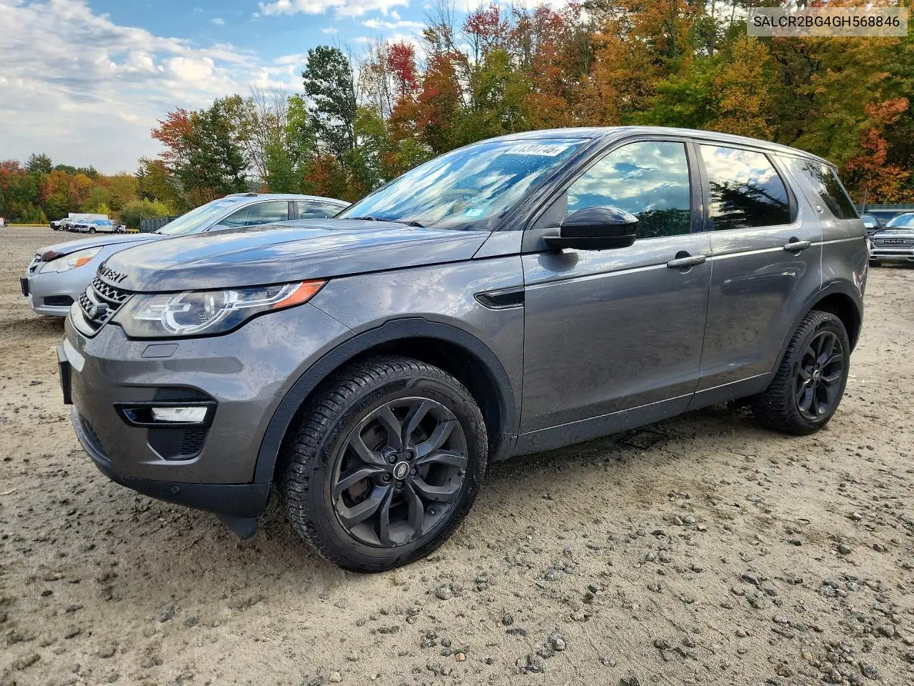 2016 Land Rover Discovery Sport Hse VIN SALCR2BG4GH568846 фото 1