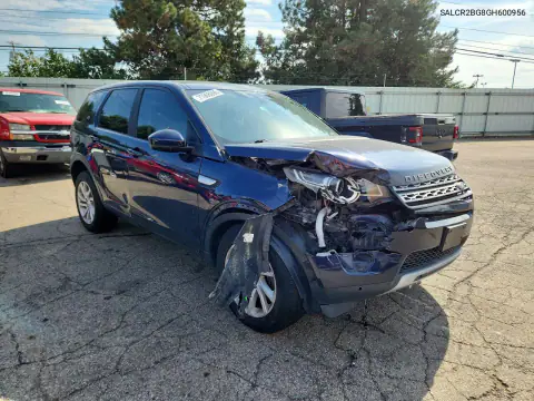 SALCR2BG8GH600956 — 2016 Land Rover Discovery Sport, фото 4 с аукциона Copart, Передняя часть