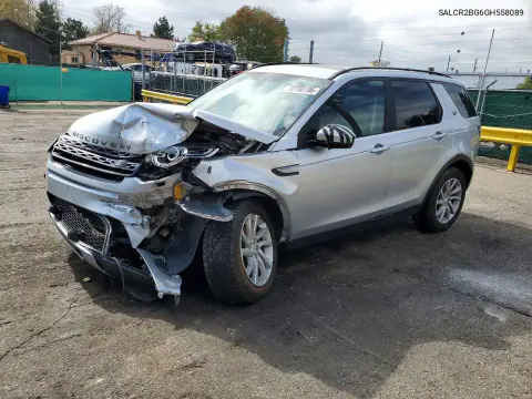 SALCR2BG6GH558089 — 2016 Land Rover Discovery Sport, Передняя часть, фото до ремонта