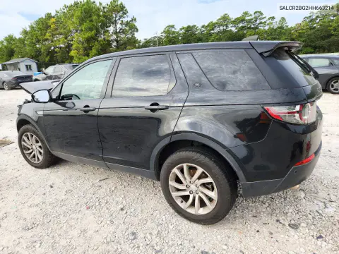 2017 Land Rover Discovery Sport Hse VIN SALCR2BG2HH663214 фото 2