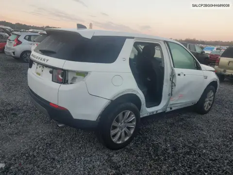 2017 Land Rover Discovery Sport Se VIN SALCP2BG0HH689008 фото 3