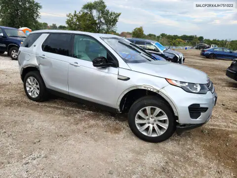 SALCP2RX4JH751022 — 2018 Land Rover Discovery Sport, фото 4 с аукциона Copart, Опрокидывание