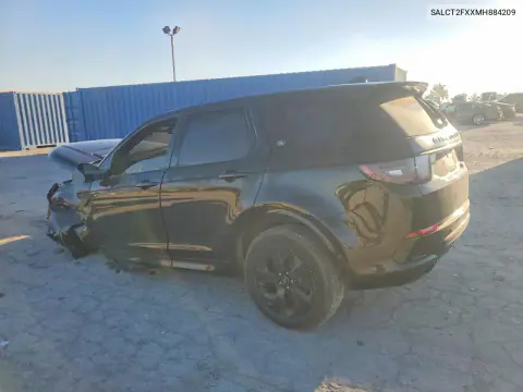 2021 Land Rover Discovery Sport S R-Dynamic VIN SALCT2FXXMH884209 фото 2