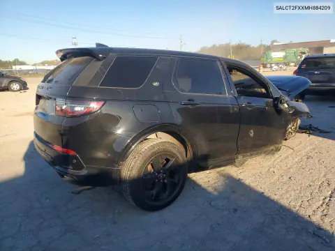 2021 Land Rover Discovery Sport S R-Dynamic VIN SALCT2FXXMH884209 фото 3