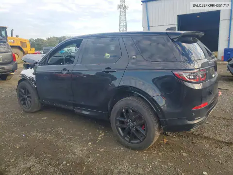 SALCJ2FX9RH351717 — 2024 Land Rover Discovery Sport, фото 2 с аукциона Copart, Передняя часть