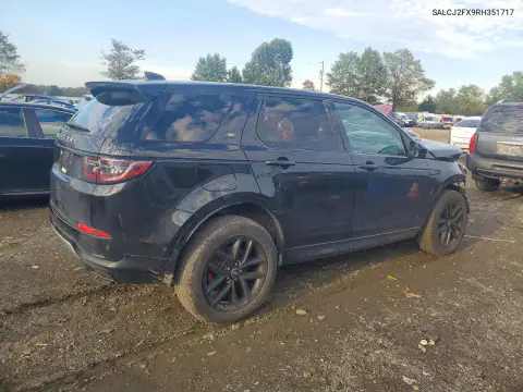 SALCJ2FX9RH351717 — 2024 Land Rover Discovery Sport, фото 3 с аукциона Copart, Передняя часть