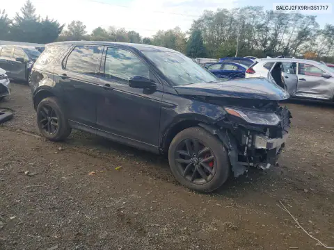 SALCJ2FX9RH351717 — 2024 Land Rover Discovery Sport, фото 4 с аукциона Copart, Передняя часть