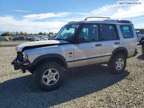 SALTY15461A716106 — 2001 Land Rover Discovery, Передняя часть, фото до ремонта