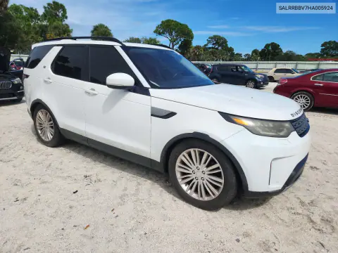 2017 Land Rover Discovery Hse VIN SALRRBBV7HA005924 фото 4