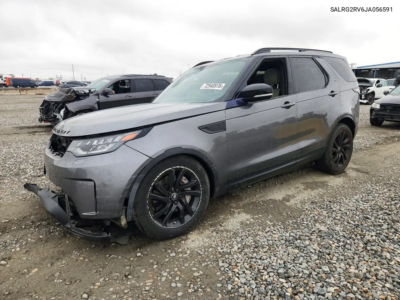 SALRG2RV6JA056591 Land Rover Discovery 2018 — повреждение Передняя часть, фото до ремонта