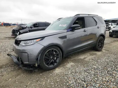 SALRG2RV6JA056591 — 2018 Land Rover Discovery, Передняя часть, фото до ремонта