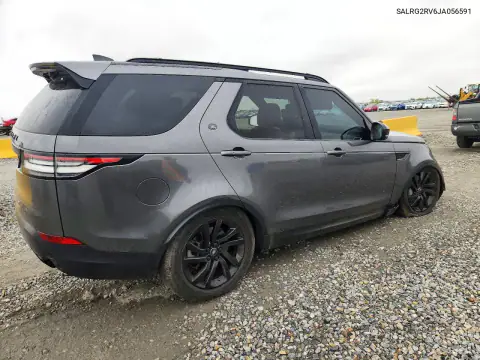 SALRG2RV6JA056591 — 2018 Land Rover Discovery, фото 3 с аукциона Copart, Передняя часть