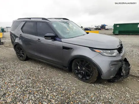 SALRG2RV6JA056591 — 2018 Land Rover Discovery, фото 4 с аукциона Copart, Передняя часть