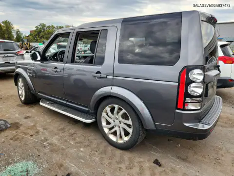 SALAG2V6XGA837473 — 2016 Land Rover LR4, фото 2 с аукциона Copart, Подтопление
