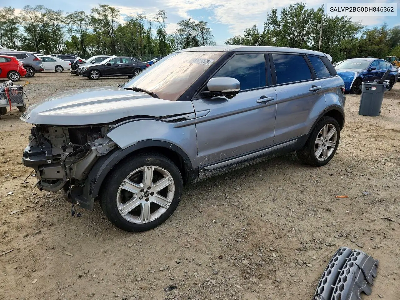 SALVP2BG0DH846362 Land Rover Range Rover Evoque 2013 — повреждение Передняя часть, фото до ремонта