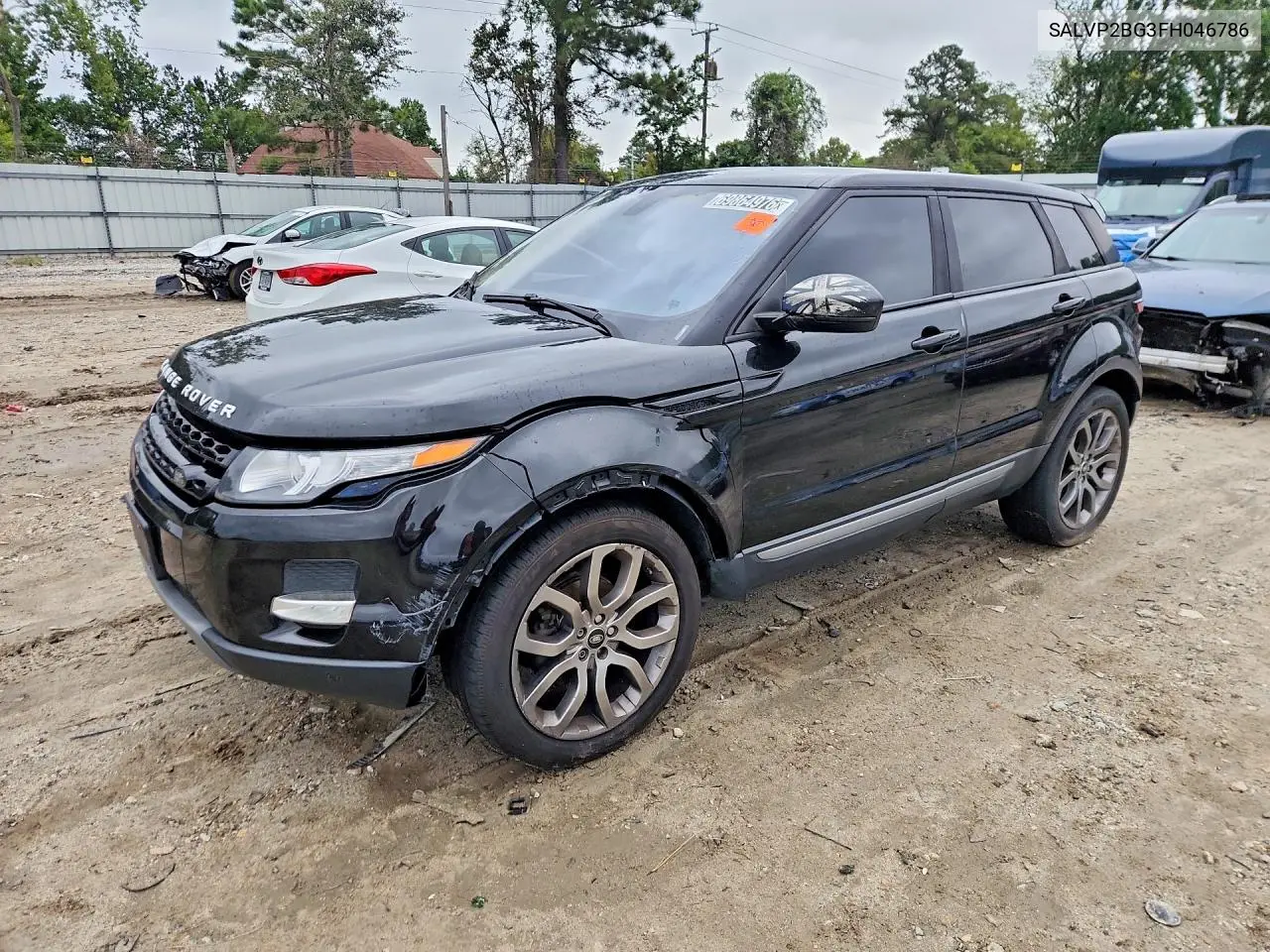 2015 Land Rover Range Rover Evoque Pure Plus VIN SALVP2BG3FH046786 фото 1