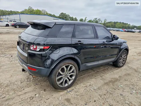 2015 Land Rover Range Rover Evoque Pure Plus VIN SALVP2BG3FH046786 фото 3