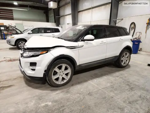 SALVP2BG9FH077234 — 2015 Land Rover Range Rover Evoque, Передняя часть, фото до ремонта