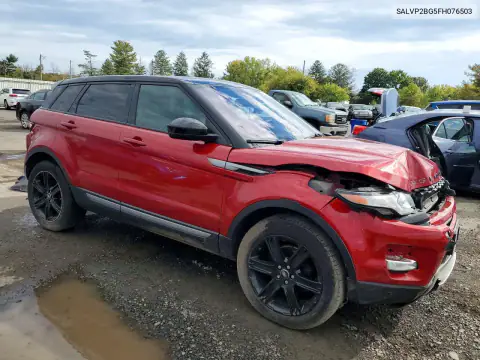 SALVP2BG5FH076503 — 2015 Land Rover Range Rover Evoque, фото 4 с аукциона Copart, Передняя часть