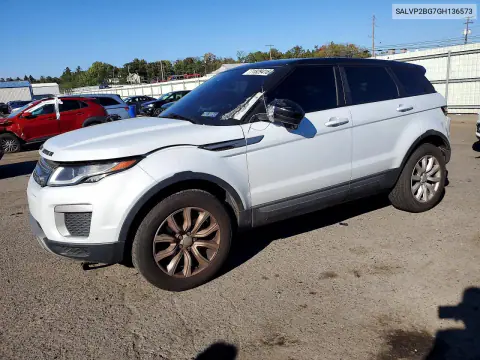 SALVP2BG7GH136573 — 2016 Land Rover Range Rover Evoque, Передняя часть, фото до ремонта