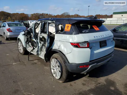2017 Land Rover Range Rover Evoque Hse VIN SALVR2BG1HH232405 фото 3