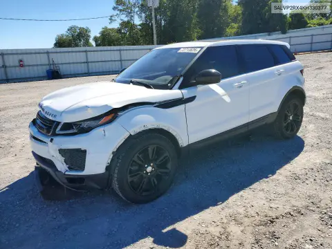 SALVP2RX4KH330377 — 2019 Land Rover Range Rover Evoque, Передняя часть, фото до ремонта
