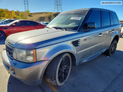 SALSH23407A117344 — 2007 Land Rover Range Rover Sport, Град, фото до ремонта