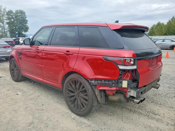 SALWZ2EF7GA104104 — 2016 Land Rover Range Rover Sport, фото 2 с аукциона Copart 28.09.2026, Задняя часть
