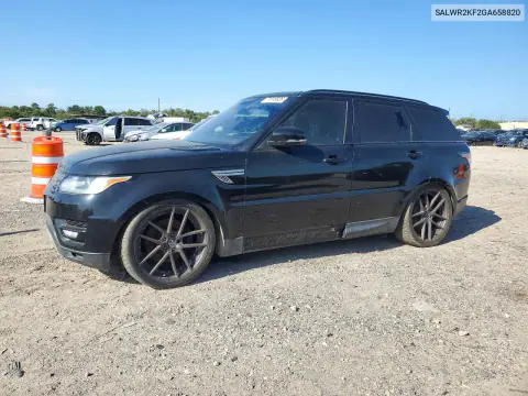 SALWR2KF2GA658820 — 2016 Land Rover Range Rover Sport, Мелкие вмятины и царапины, фото до ремонта